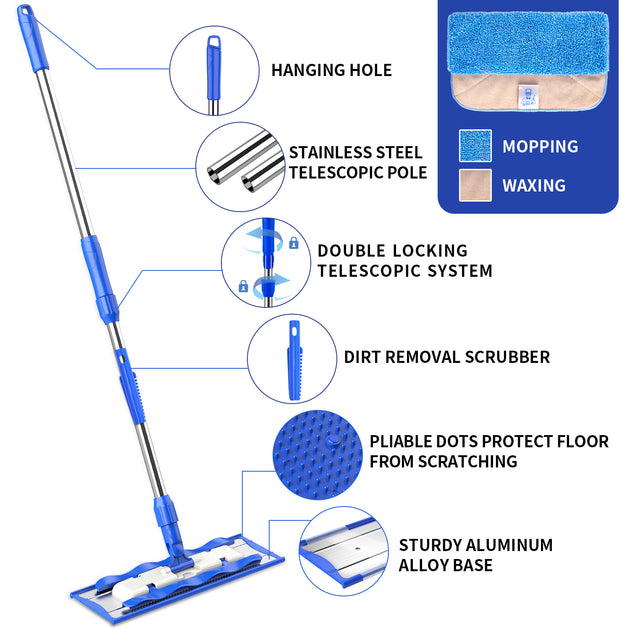 Microfiber Wholesale Mop Professional Microfiber Mop System One-Size