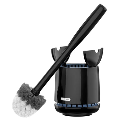 MR.SIGA Toilet Bowl Brush and Holder, with Solid Handle and Durable Bristles