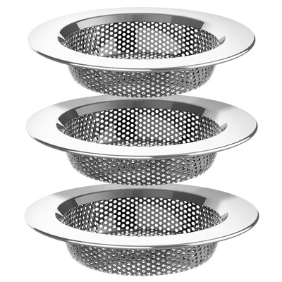 MR.SIGA Kitchen Stainless Steel Sink Strainer, Pack of 3