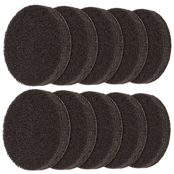 MR.SIGA Abrasive Heavy Duty Pad Refills for Electric Spin Scrubber, 10 Pack