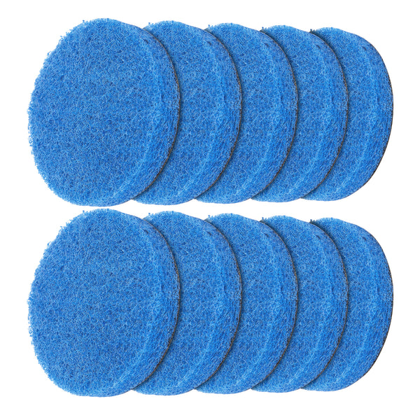 MR.SIGA Non-scratch Pad Refills for Electric Spin Scrubber, 10 Pack