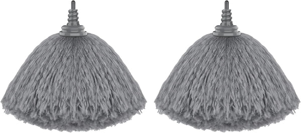 MR.SIGA Microfiber Delicate Duster Refills, Detachable and Washable Duster Head, 2 Pack