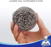 MR.SIGA Stainless Steel Scourer, Pack of 6, 30g