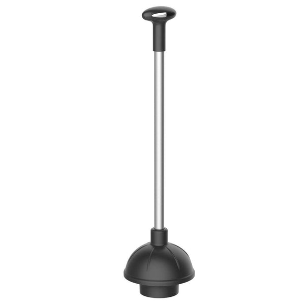 MR.SIGA 2 Way Rubber Toilet and Drain Plunger, Aluminium Handle