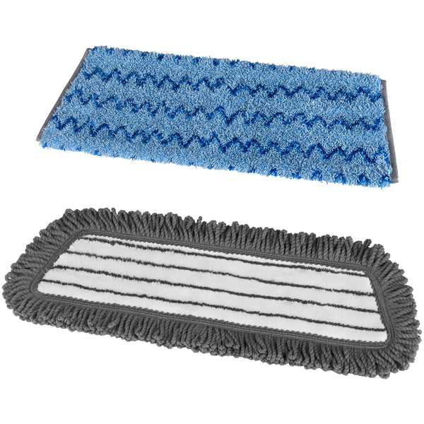 MR.SIGA 18" Professional Microfiber Mop Refills, 2 Pack