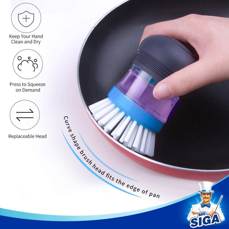 Buy COINFINITIVE Kitchen Soap Dispensing Palm Brush