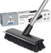 Scrub Brush with Long Handle Grout Cleaner & Small Cleaning