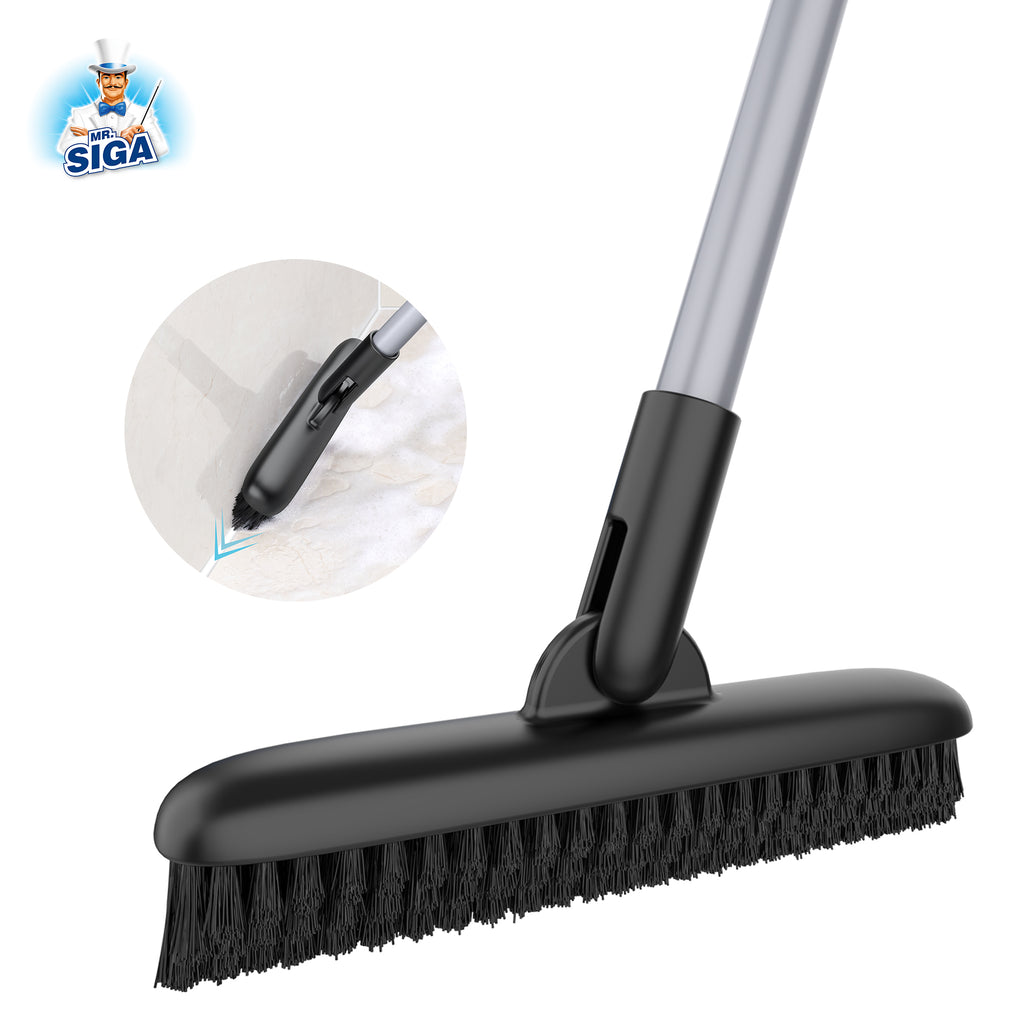 2 In 1 Adjustable V-Shape Cleaning Brush Floor Scrub Magic Broom