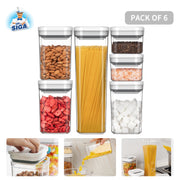 Kitchen Solutions: 6 Piece Food Container Set with Airtight Seal