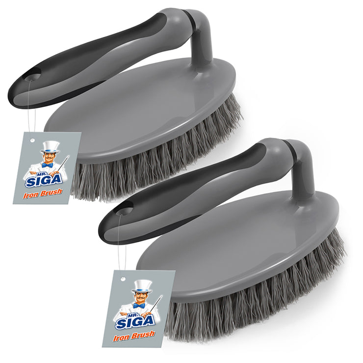 MR.SIGA Premuim Scrub Brush with Comfortable Grip for Bathroom, Shower, Sink, Floor, 2-Pack, Size: One Size